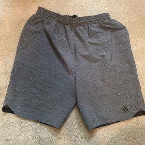 Adidas grey shorts